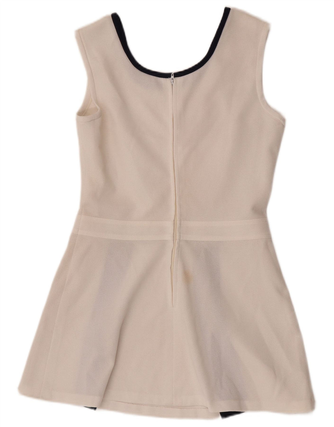 Винтажная женская блузка без рукавов топ IT 46, большая белая цветная блокировка