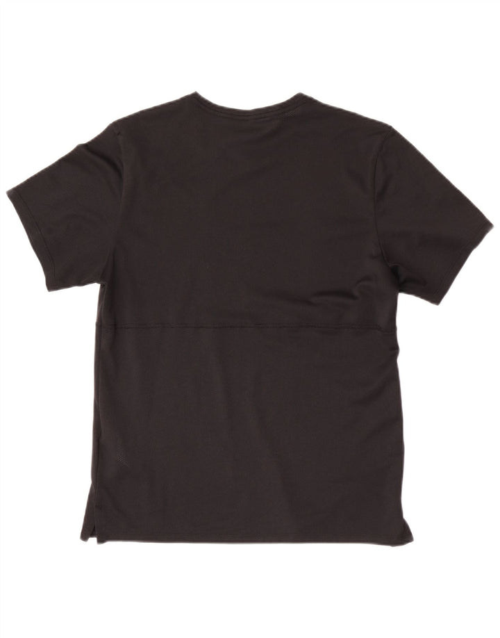 Женская футболка Nike Dri Fit Top UK 10, маленький черный полиэстер