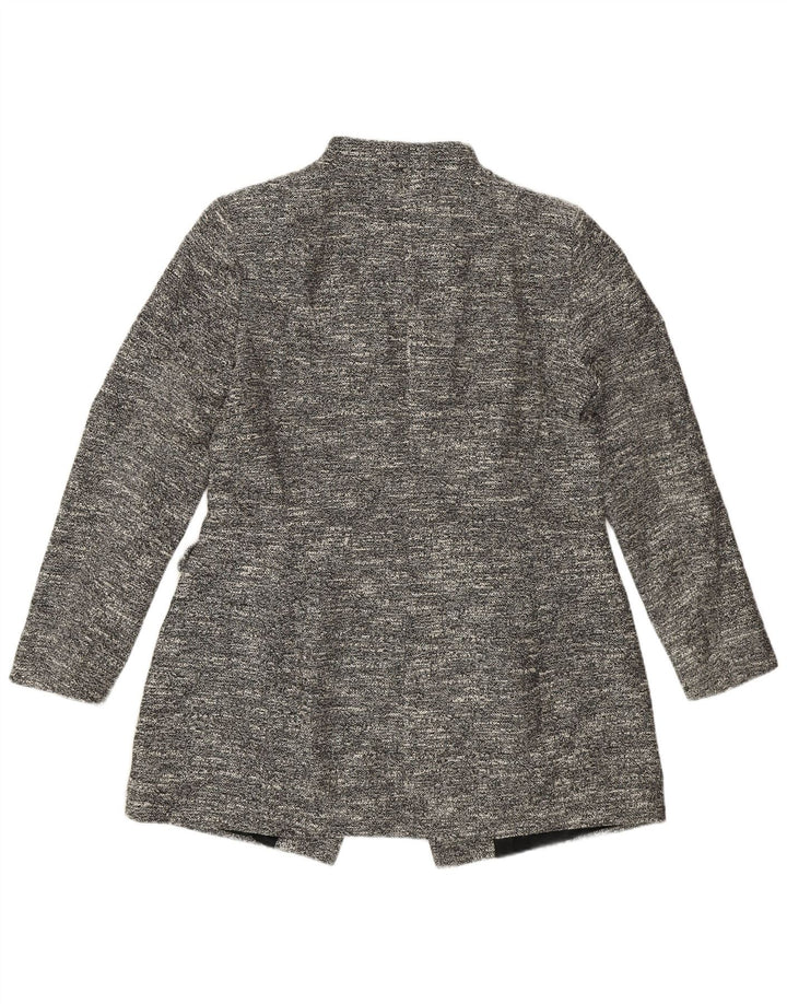 Женское пальто Zara UK 18 XL, серый хлопок в крапинку