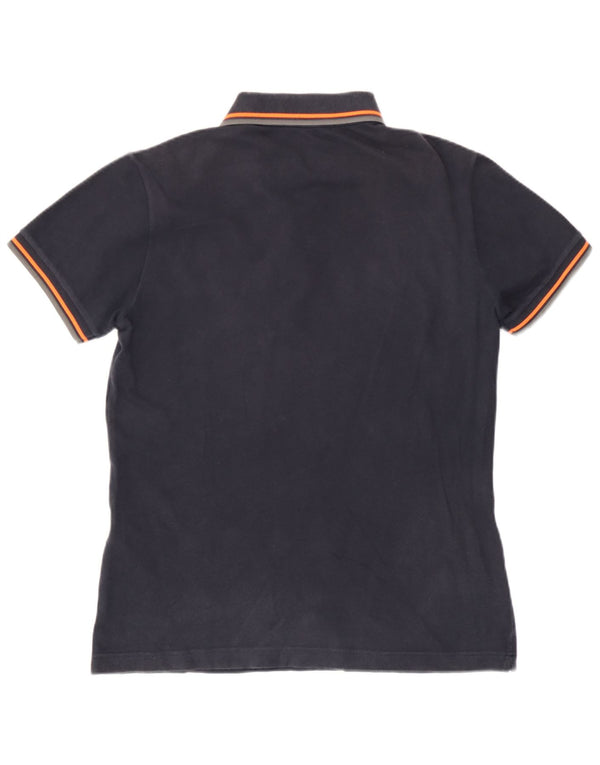 Мужская рубашка-поло Fred Perry, маленькая, темно-синяя, хлопок