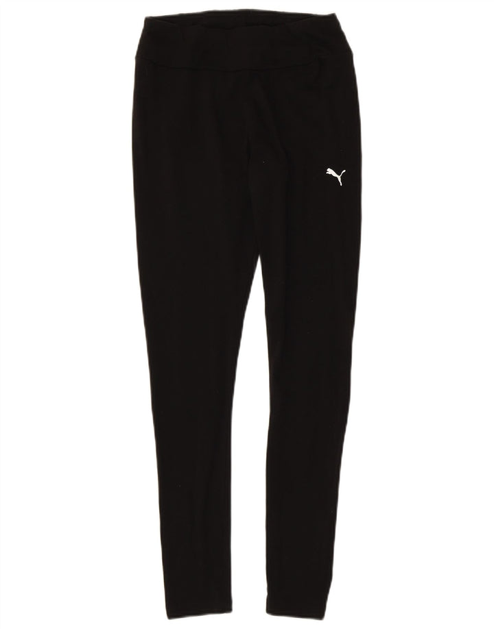 Женские леггинсы Puma UK 8, маленькие, черные, хлопковые
