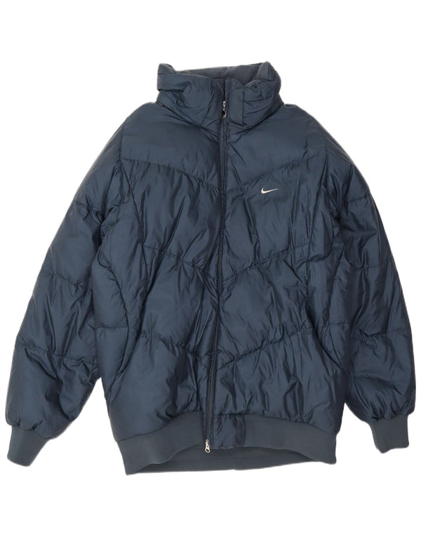 Мужская стеганая куртка Nike UK 47/48 2XL Темно-синий нейлон
