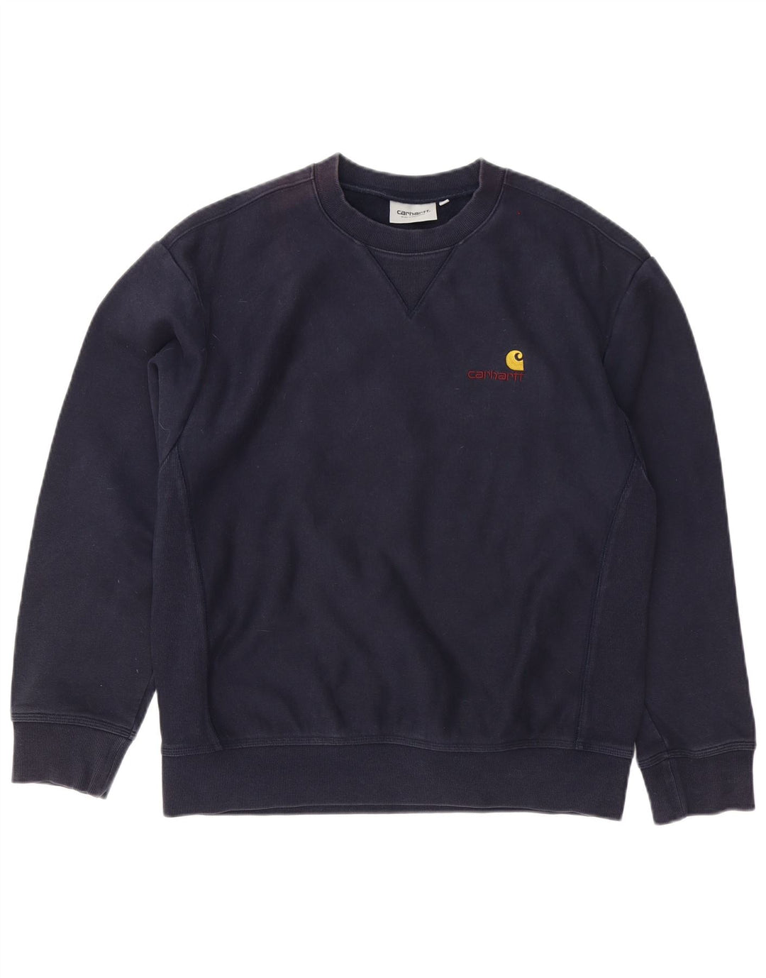 Мужской свитер Carhartt, джемпер среднего размера, темно-синий, хлопок