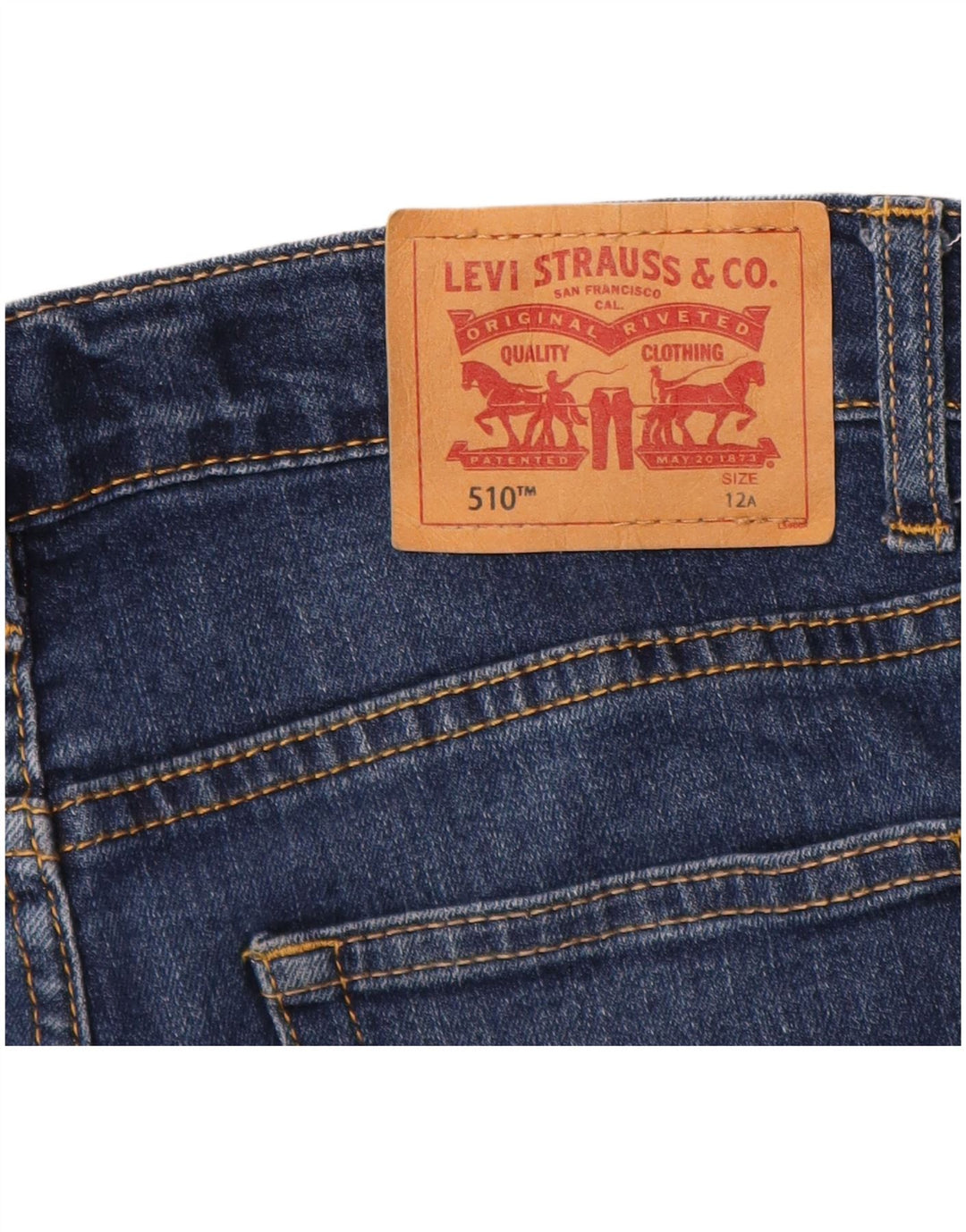 Джинсы скинни LEVI'S Boys 510 11-12 лет W24 L28 Синие