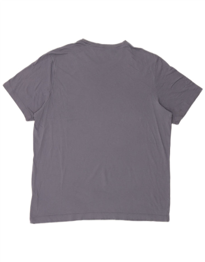 Мужская футболка с рисунком Nike Top XL, синяя, хлопок
