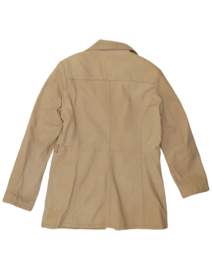 CONBIPEL Женское кожаное пальто IT 48 XL Бежевое кожаное