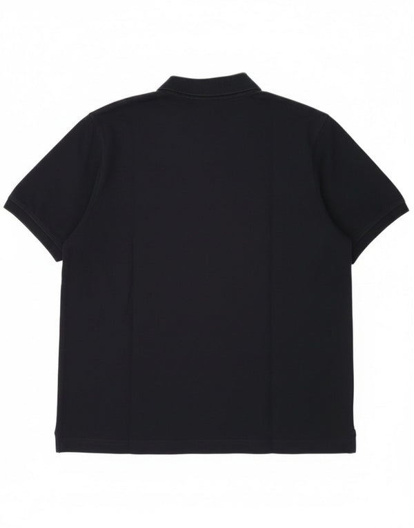 Рубашка-поло Kappa для мальчиков 11–12 лет, XL, темно-синяя, хлопок