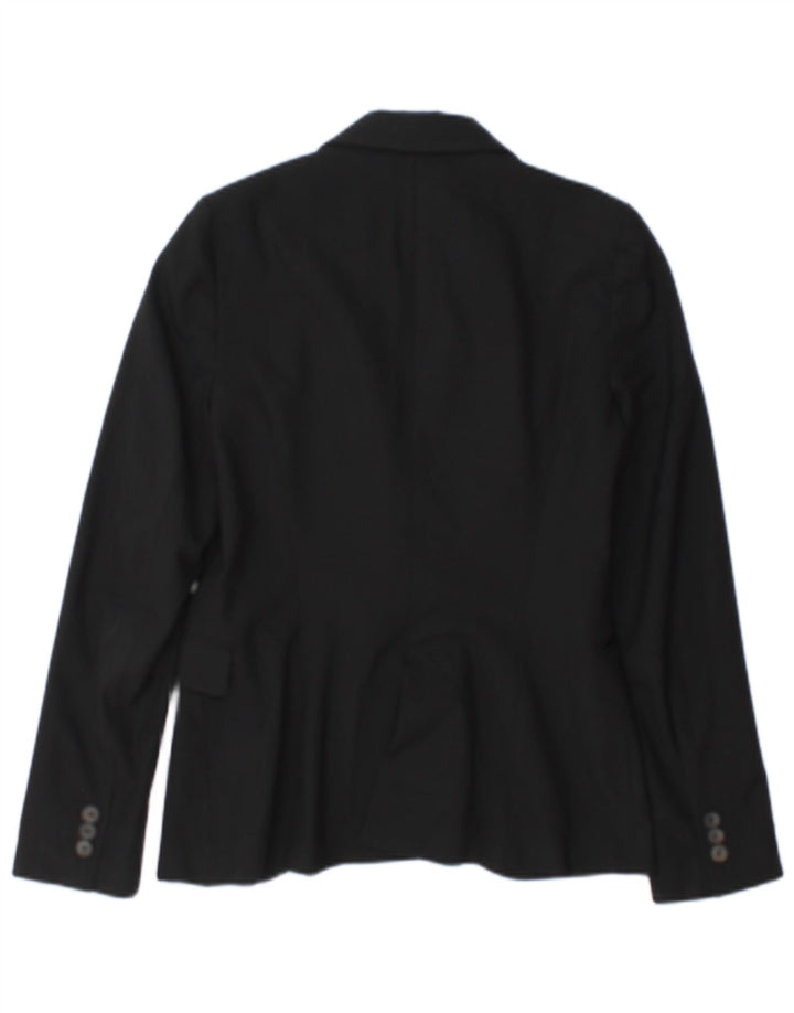 Женский пиджак на 1 пуговице Zara EU 34 2XS, черный ацетат