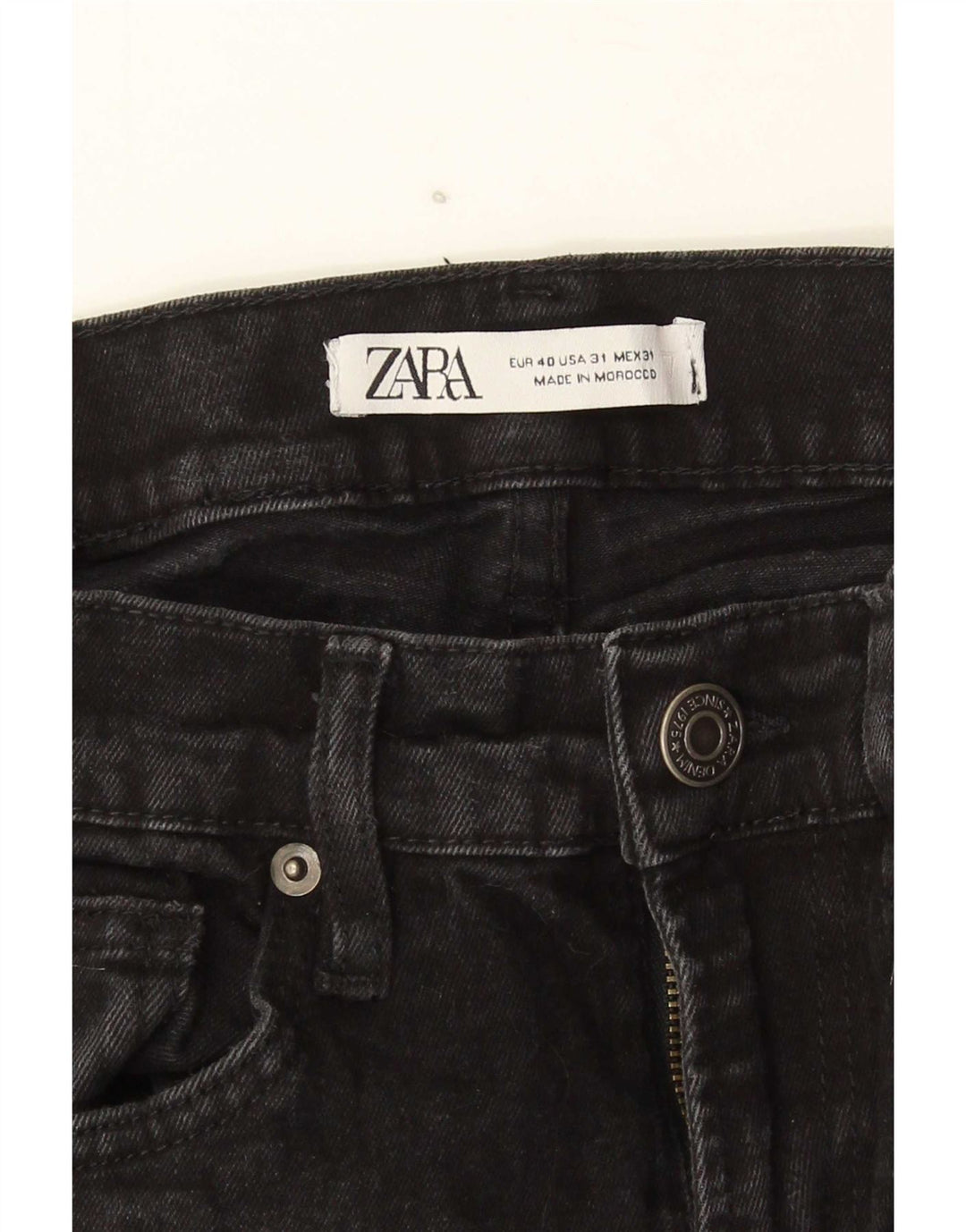 Мужские джинсы скинни Zara EU 40 Medium W31 L30 Черные