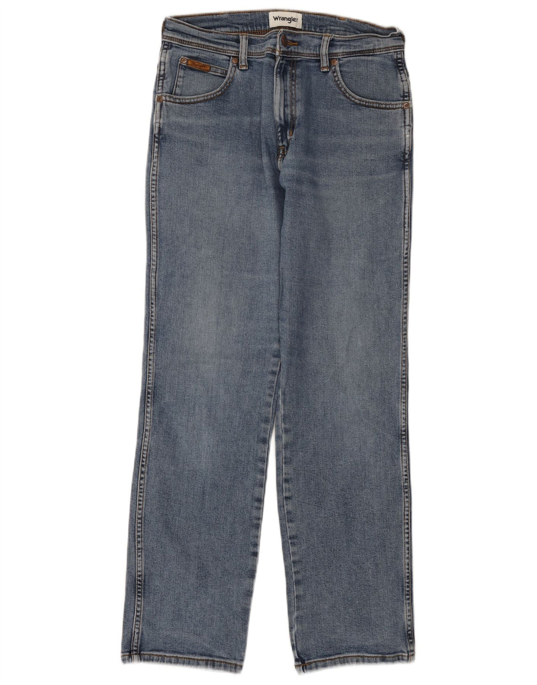 Мужские прямые джинсы WRANGLER Texas W31 L30, синий хлопок