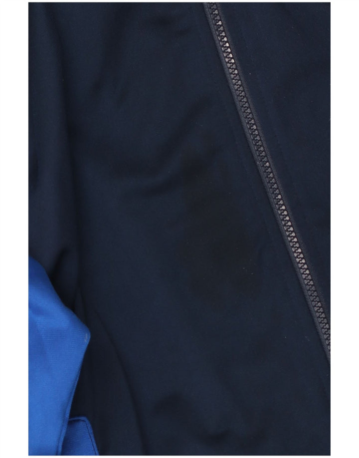 Мужской спортивный костюм Lotto, верхняя куртка, большой темно-синий полиэстер с цветными блоками