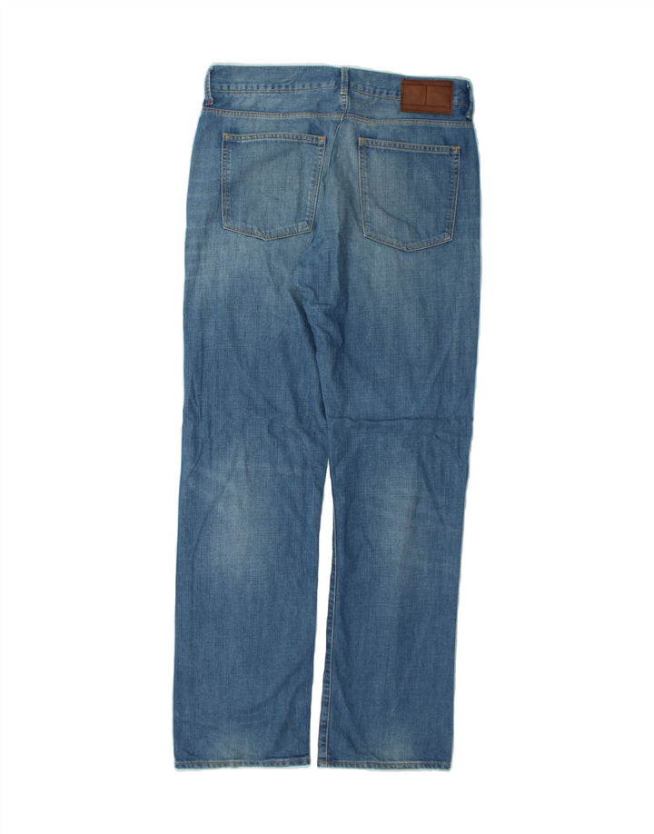 TOMMY HILFIGER Mens Straight Jeans W32 L32  Blue Cotton Vintage Tommy Hilfiger and Second-Hand Tommy Hilfiger from Messina Hembry 