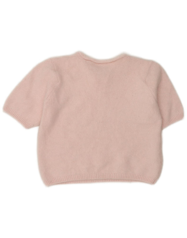 Женский джемпер с короткими рукавами и круглым вырезом Marks & Spencer UK 10 Small Pi