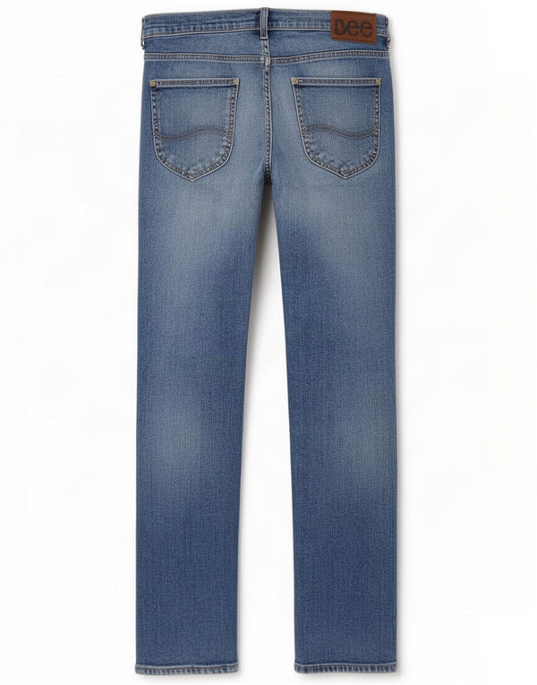 Мужские джинсы Lee Powell Slim W34 L34, синий хлопок