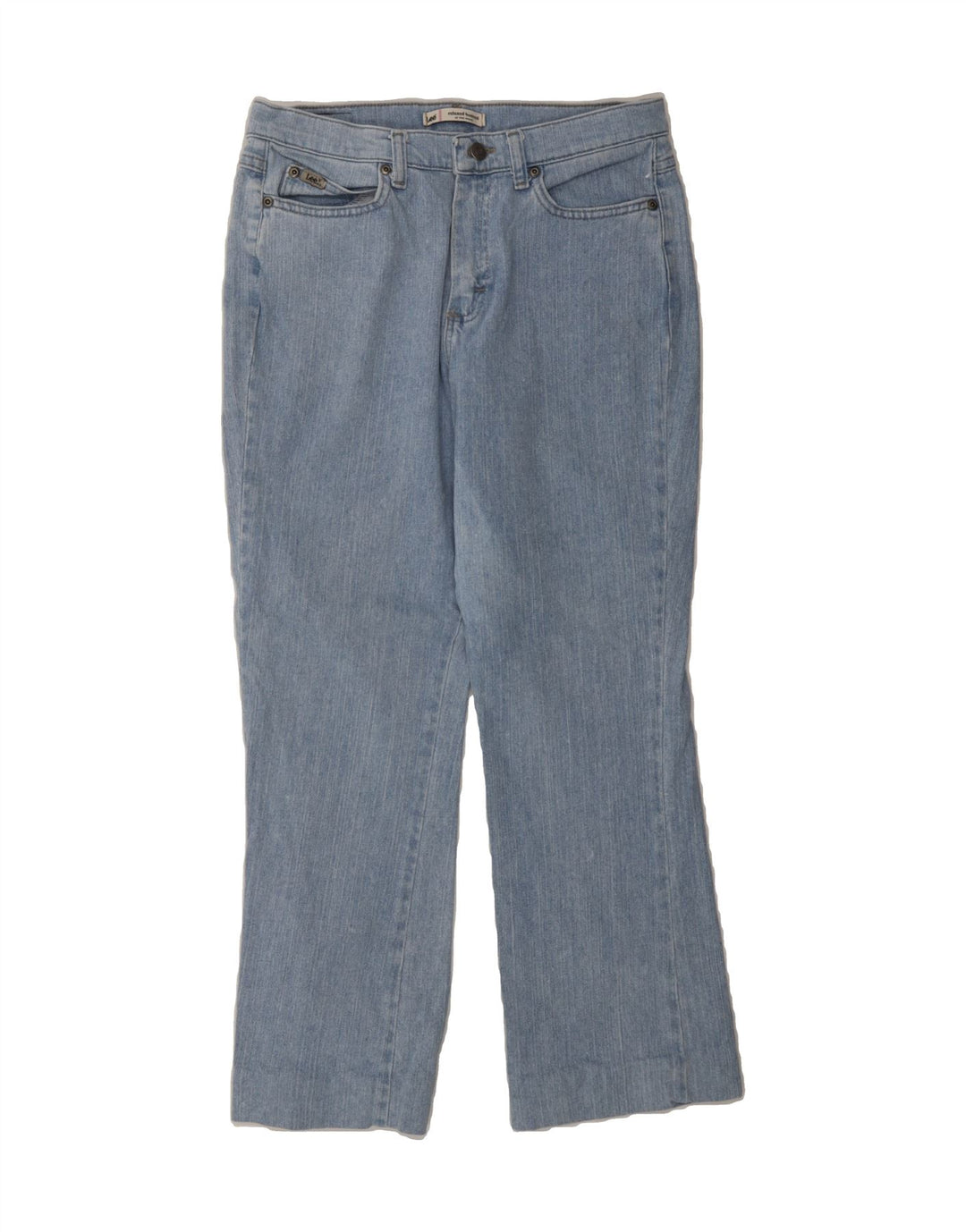 LEE Womens Relaxed Fit Bootcut Jeans US 8 Medium W30 L27 Blue Cotton Vintage Lee and Second-Hand Lee from Messina Hembry 
