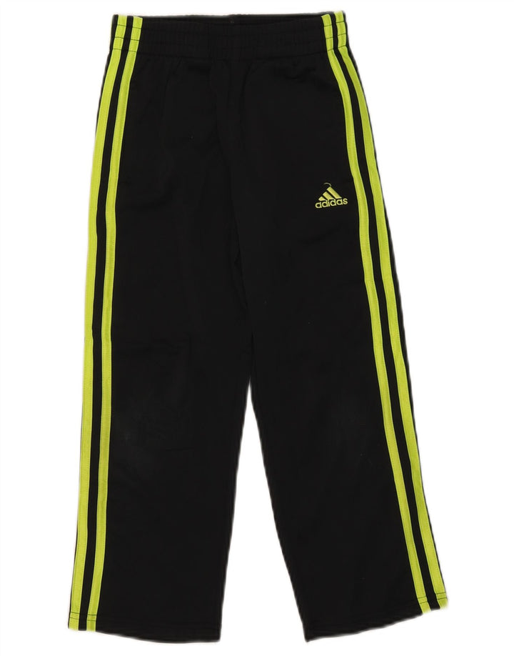 Спортивные брюки Adidas для девочек 5-6 лет, черный полиэстер