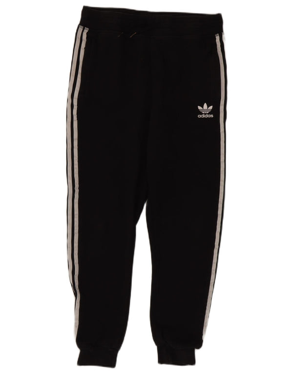 Спортивный костюм Adidas для мальчиков, брюки для бега, 13-14 лет, черный хлопок