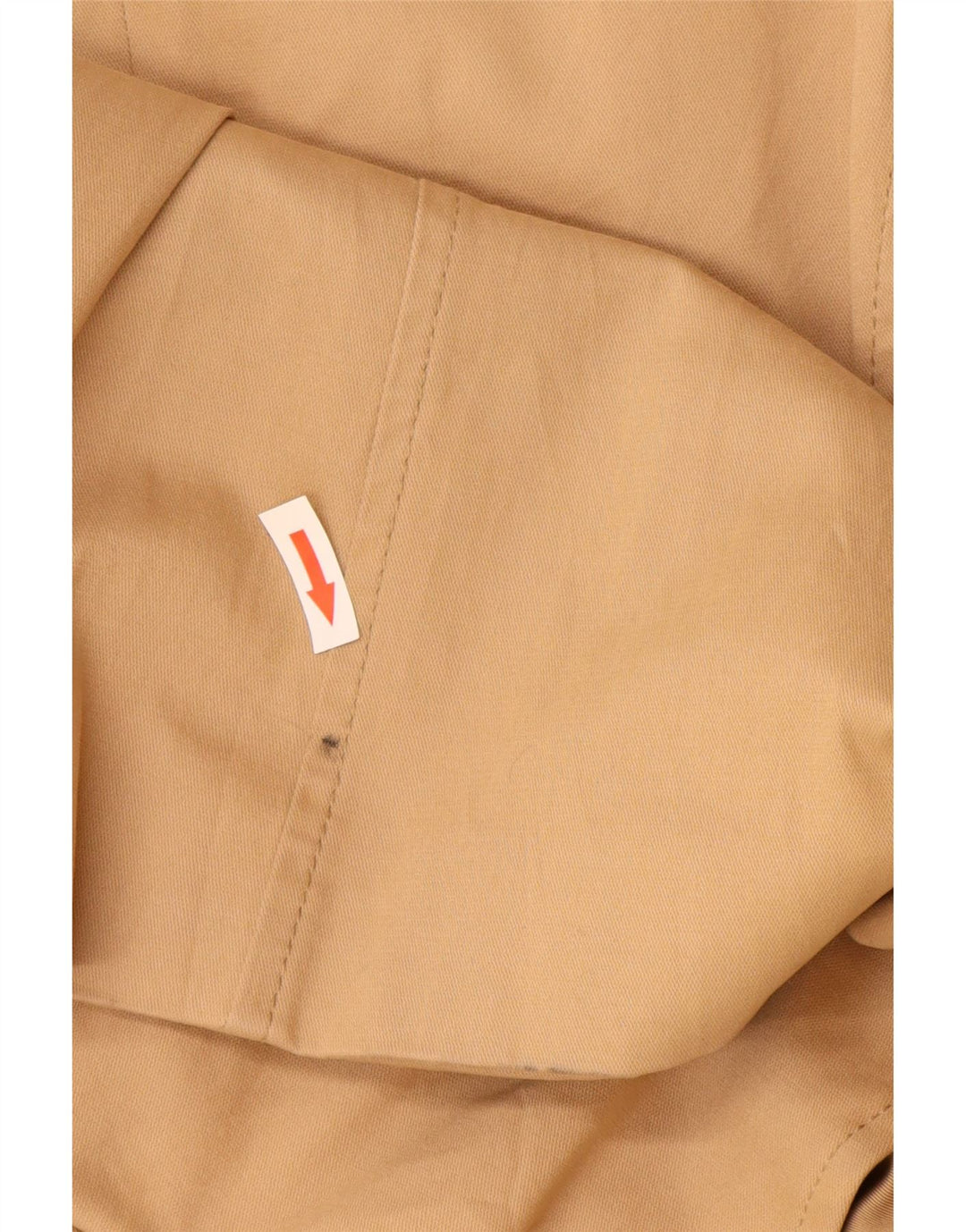 Женский тренч Zara UK 12, средний бежевый, хлопок