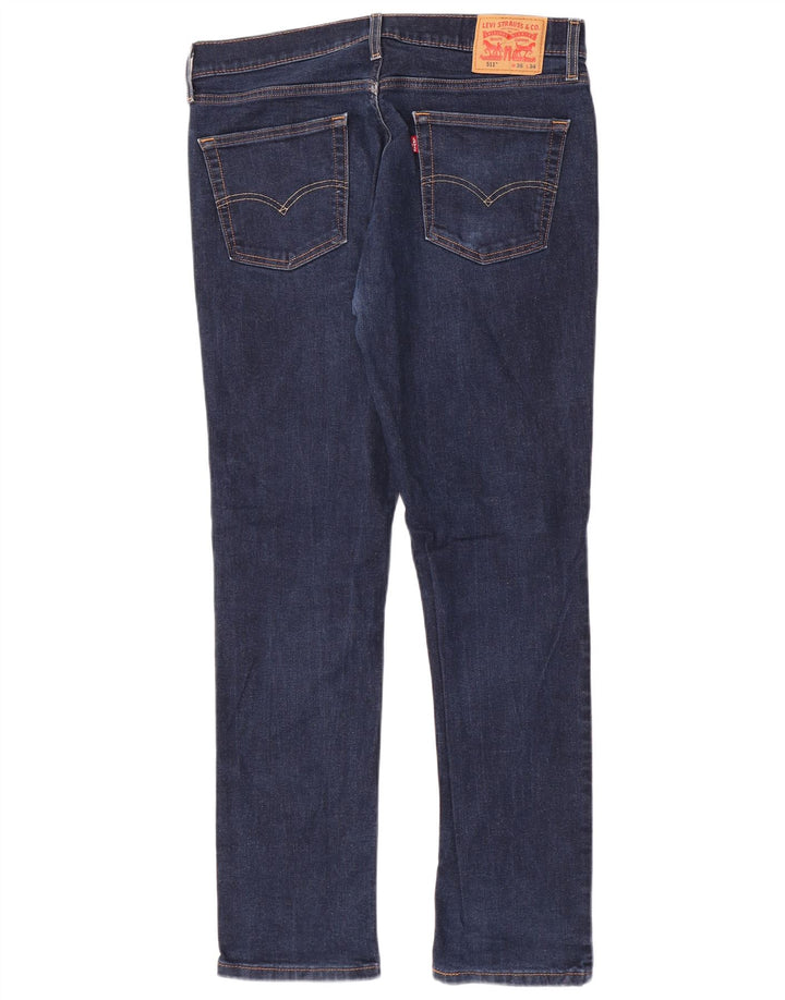 Мужские джинсы Levi's Slim 511 W36 L34 синие, хлопок