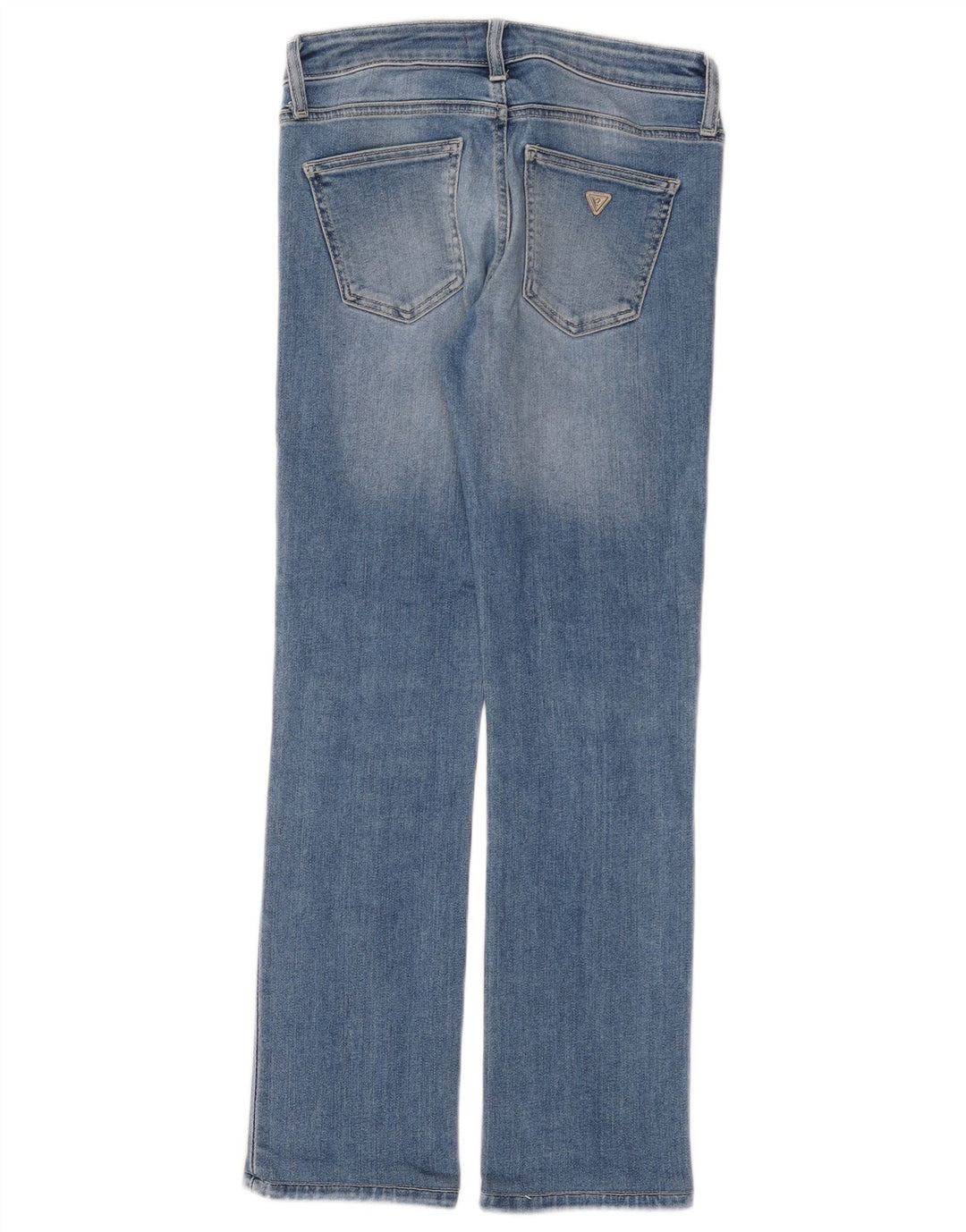 Женские прямые джинсы Guess W27 L28, синие, хлопок