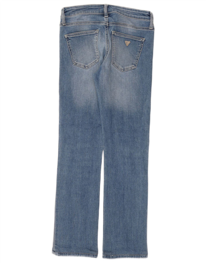 Женские прямые джинсы Guess W27 L28, синие, хлопок