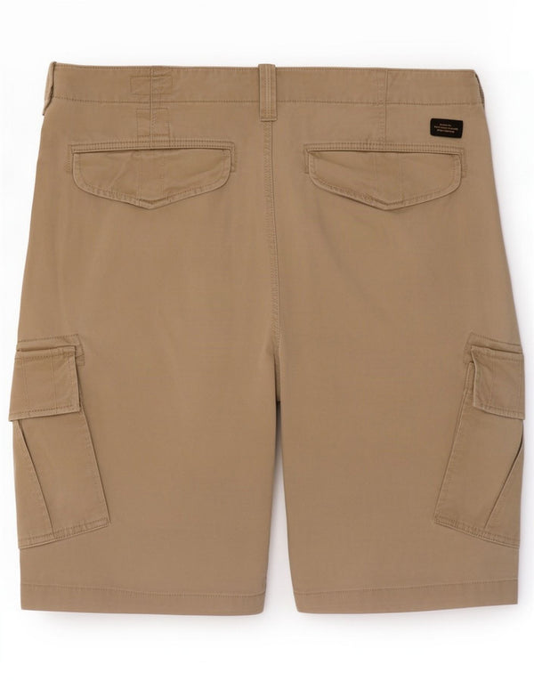 Superdry Mens Cargo Shorts Large W36 Beige Cotton