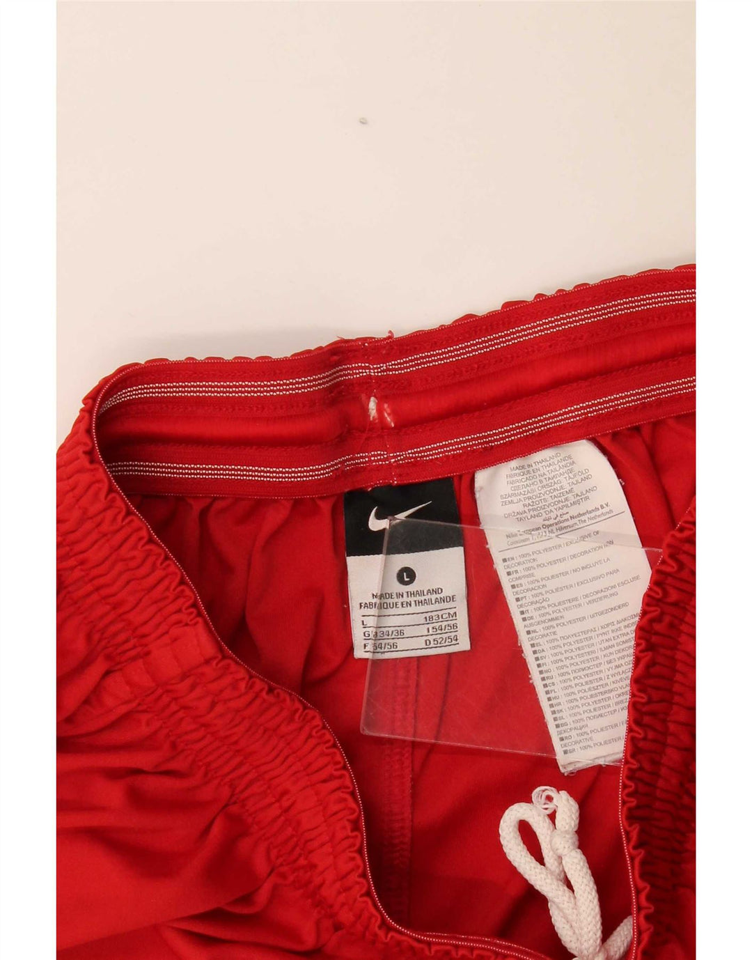 Мужские спортивные шорты Nike с графикой, Великобритания, 34/36, большие красные, полиэстер