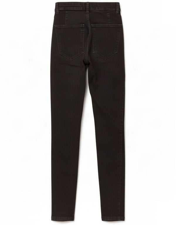 Zara Женские джинсы скинни с высокой посадкой EU 34 2XS W24 L27 Черный