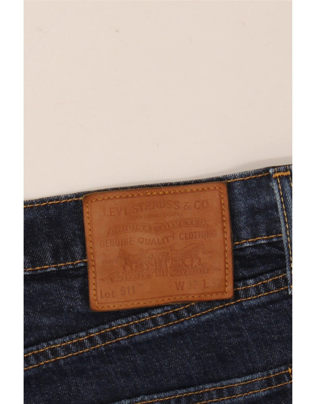 Мужские джинсы Levi's 511 Slim W32 L32 Темно-синие