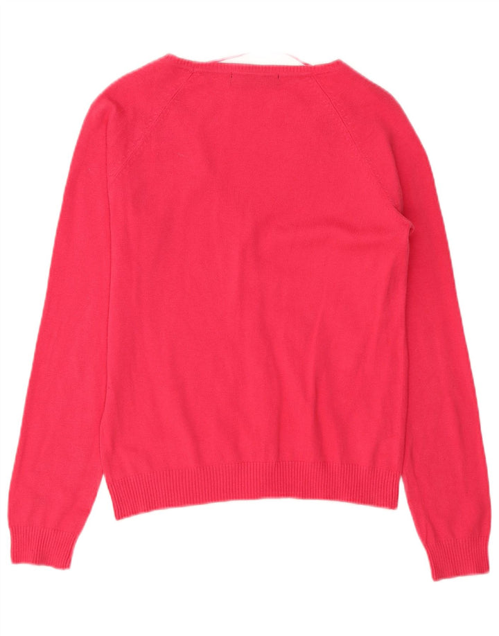 Женский кардиган Zara UK 14, большой розовый