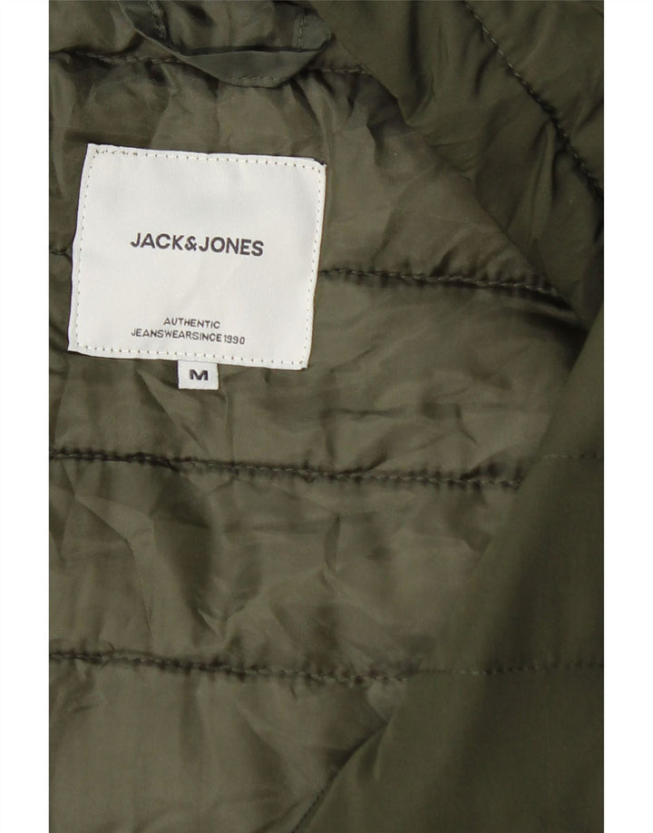 Мужская стеганая куртка Jack & Jones UK 38 средний зеленый