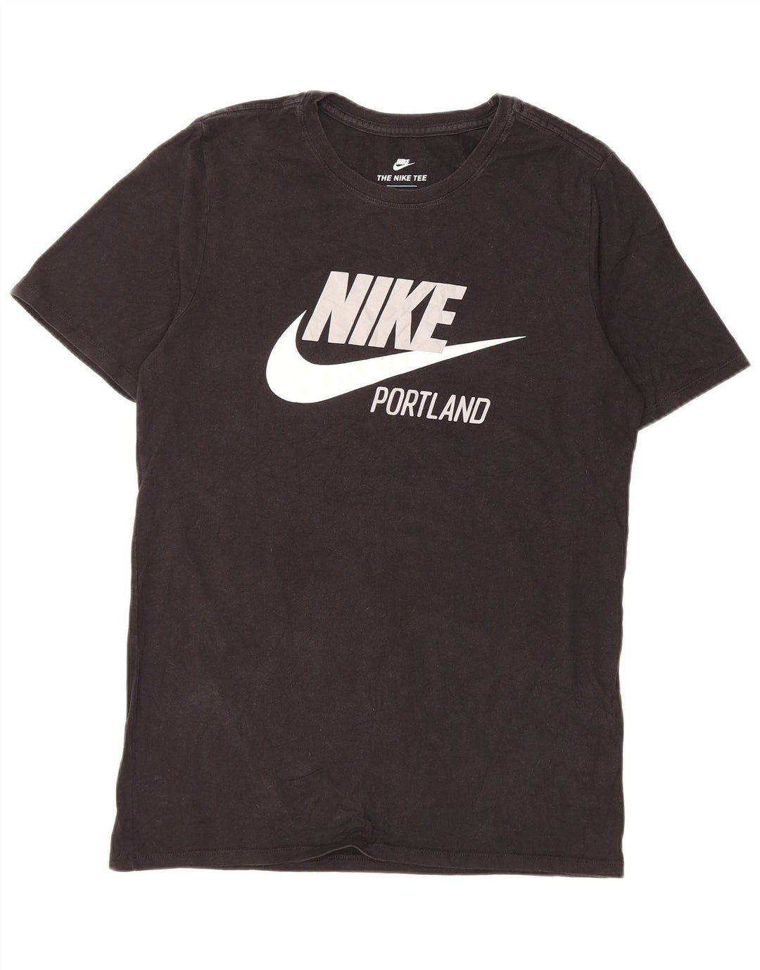 Мужская футболка с рисунком Nike, маленький черный хлопок