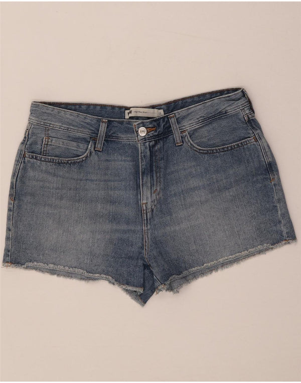 Женские джинсовые шорты Levi's W32, большие синие, хлопок