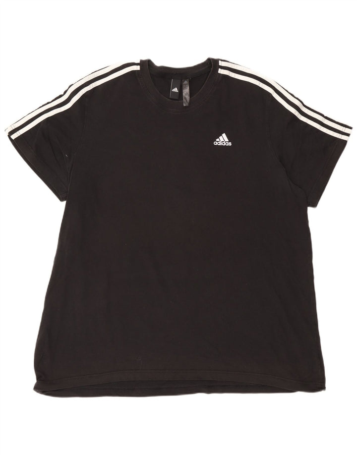 Мужская футболка Adidas Top 2XL, черный хлопок