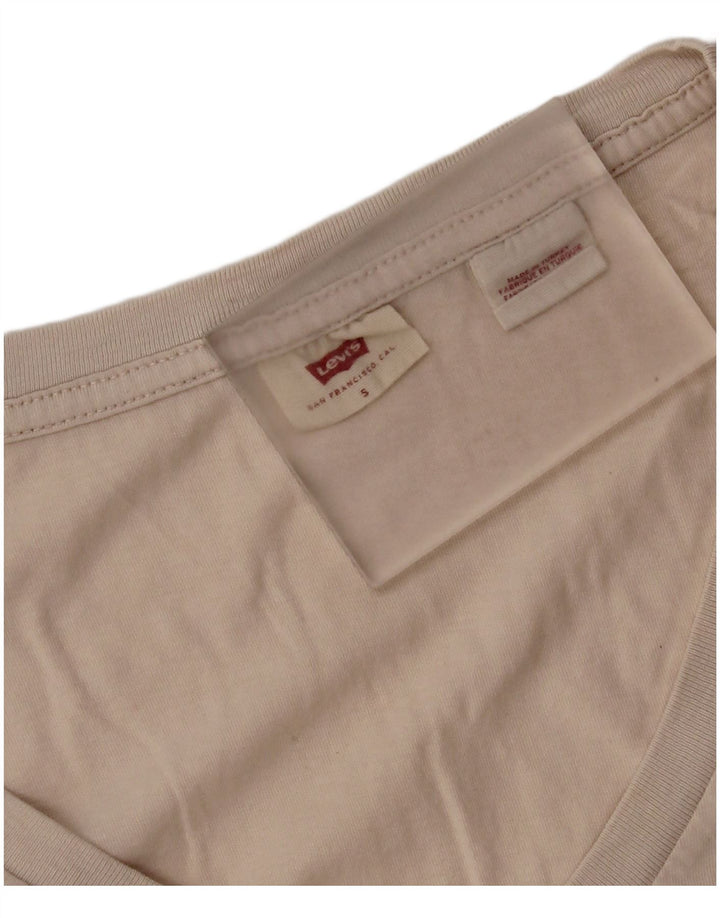 Женская футболка Levi's Top UK 10, маленькая, серая