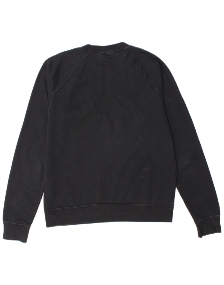 NIKE Womens Oversized Sweatshirt Jumper UK 10 Small Black Cotton