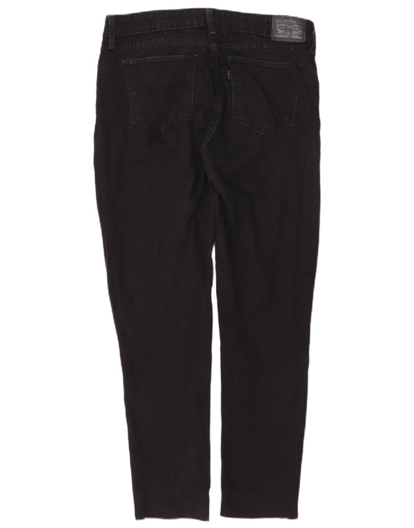 Женские джинсы скинни Levi's 711 W30 L27, черный хлопок