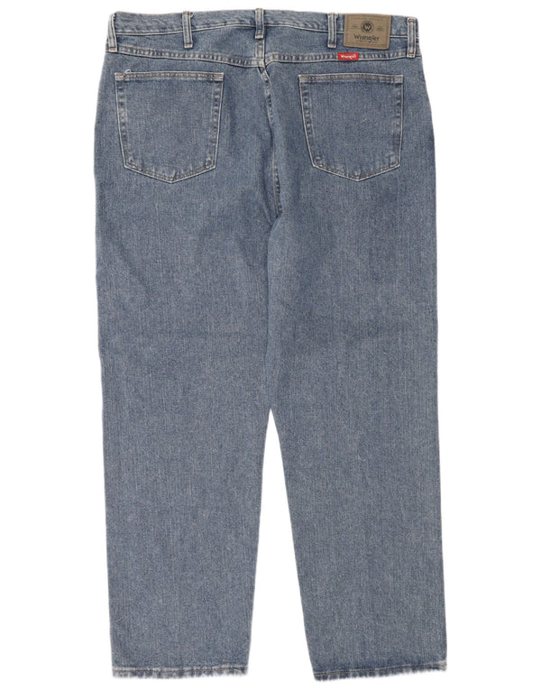 Мужские прямые джинсы Wrangler W40 L30 синие, хлопок