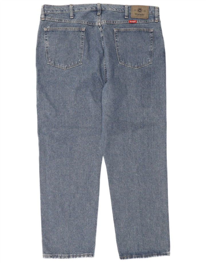 Мужские прямые джинсы Wrangler W40 L30 синие, хлопок