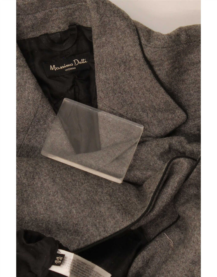 Женский пиджак Massimo Dutti на 2 пуговицах EU 44 XL, серая шерсть