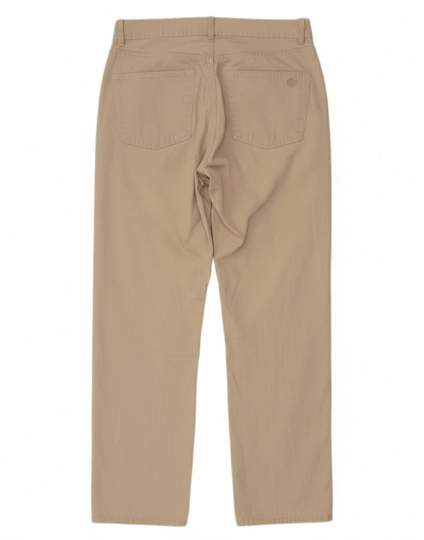 Мужские прямые повседневные брюки Timberland W34 L32, бежевый хлопок