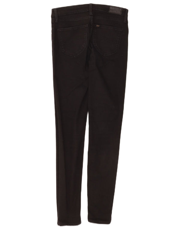 Женские джинсы скинни Lee Scarlett W28 L33, черный хлопок