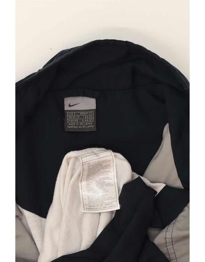 Мужской спортивный костюм Nike, маленький серый полиэстер с цветными блоками