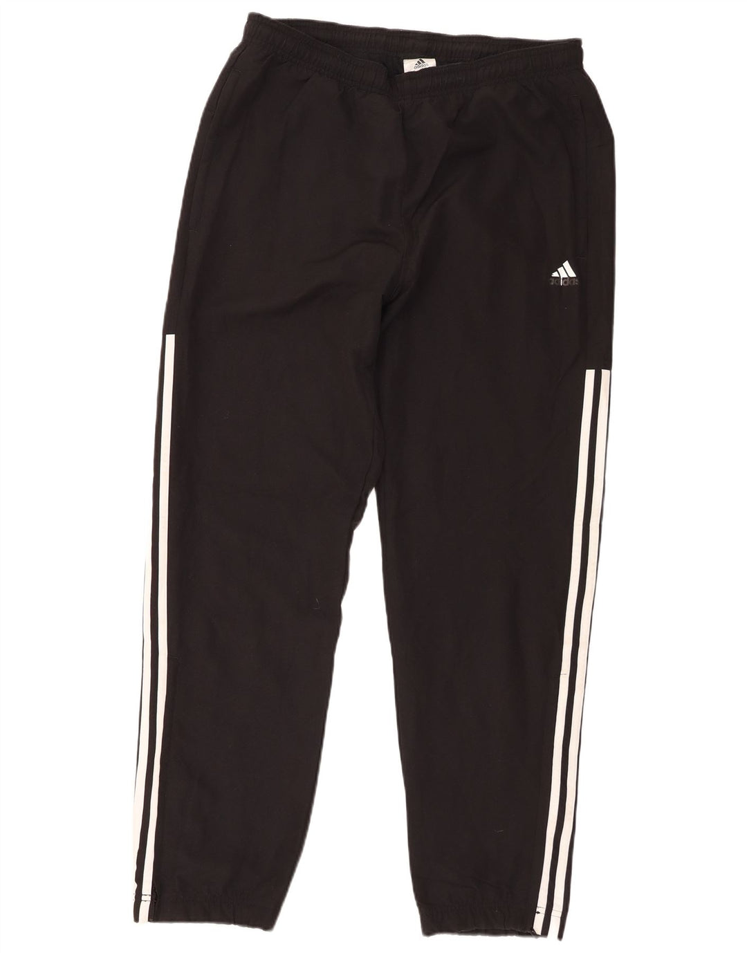 Adidas Мужские спортивные брюки Джоггеры Средний черный полиэстер