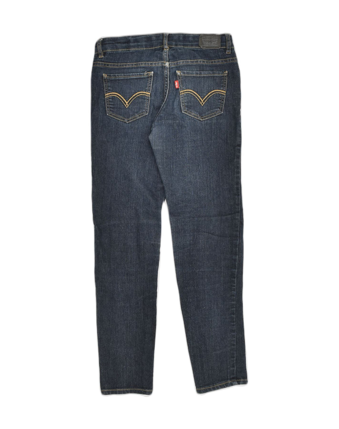 LEVI'S Girls 710 Super Skinny Jeans 9-10 Years W25 L24 Navy Blue Cotton | Vintage Levi's | Thrift | Second-Hand Levi's | Used Clothing | Messina Hembry 