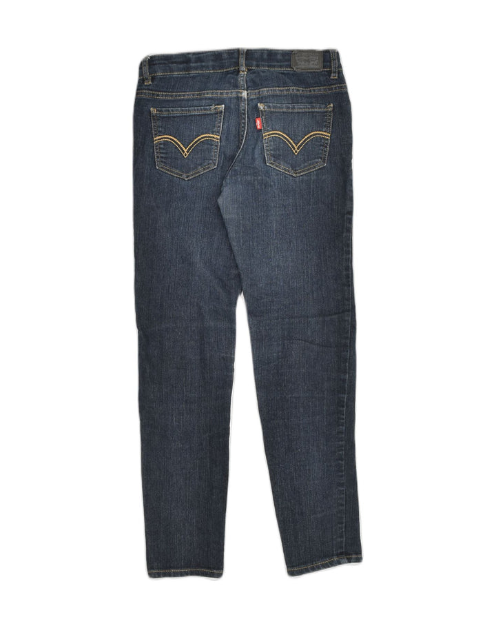 LEVI'S Girls 710 Super Skinny Jeans 9-10 Years W25 L24 Navy Blue Cotton | Vintage Levi's | Thrift | Second-Hand Levi's | Used Clothing | Messina Hembry 