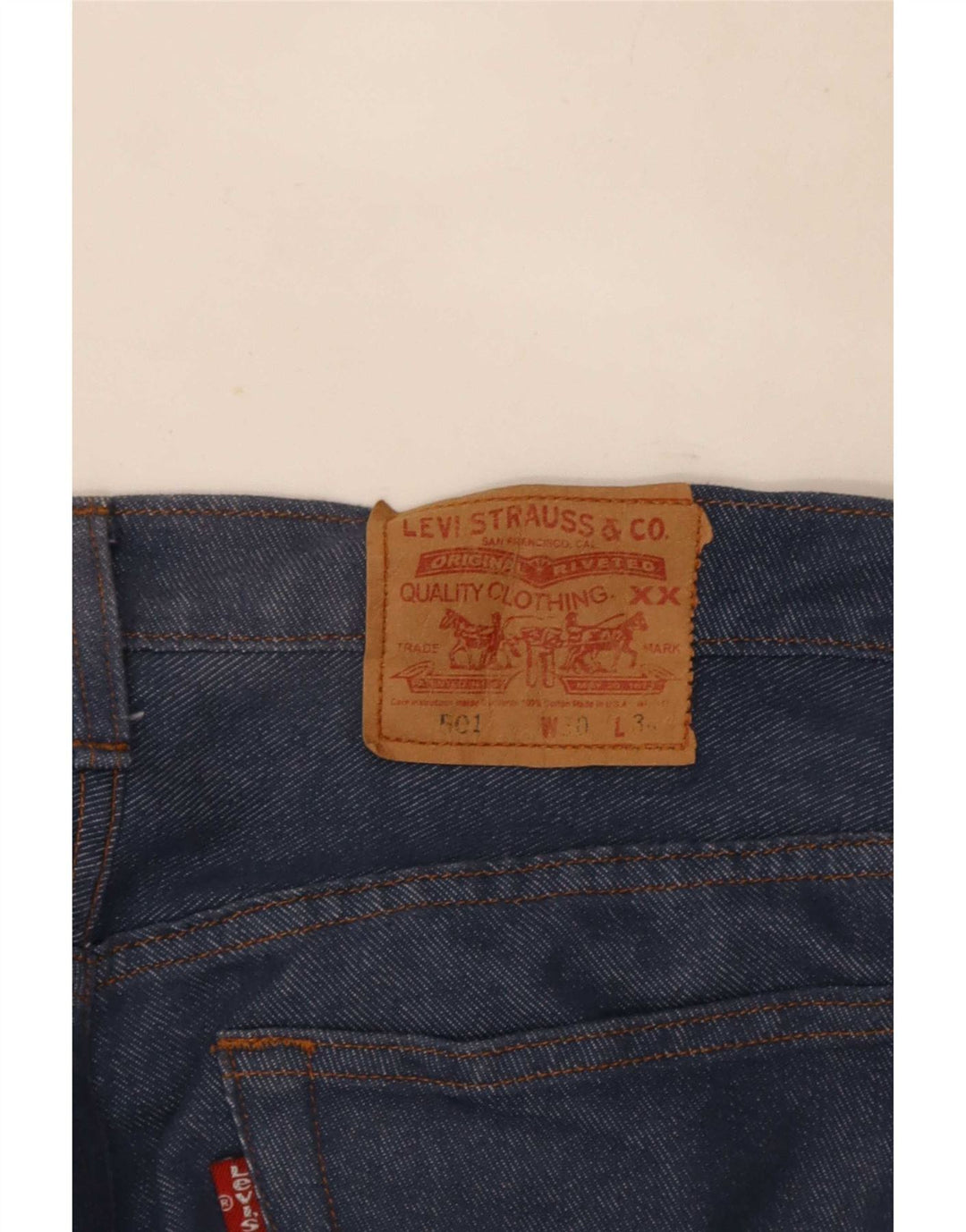 Женские прямые джинсы Levi's 501 W30 L28 темно-синие