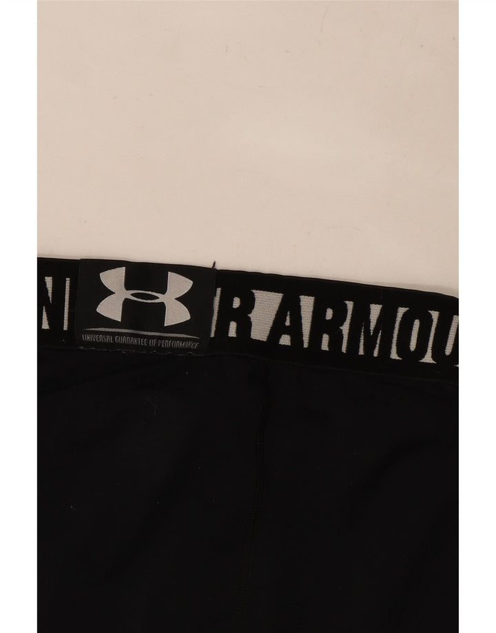 Мужские спортивные шорты с рисунком Under Armour, маленькие черные