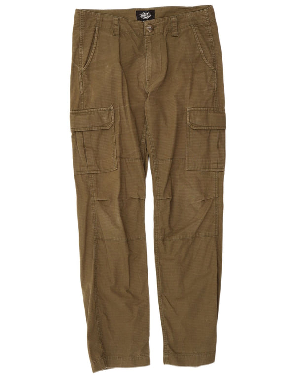 Мужские прямые брюки-карго Dickies W32 L32, хлопок в полоску цвета хаки