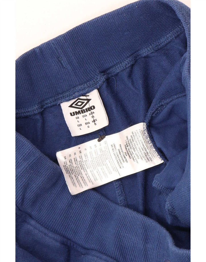 Мужские спортивные шорты Umbro, большие синие, хлопок